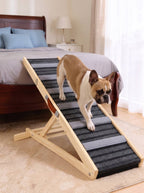 Caninify Orthopedic Dog Ramp — Adjustable Height for Bed & Couch